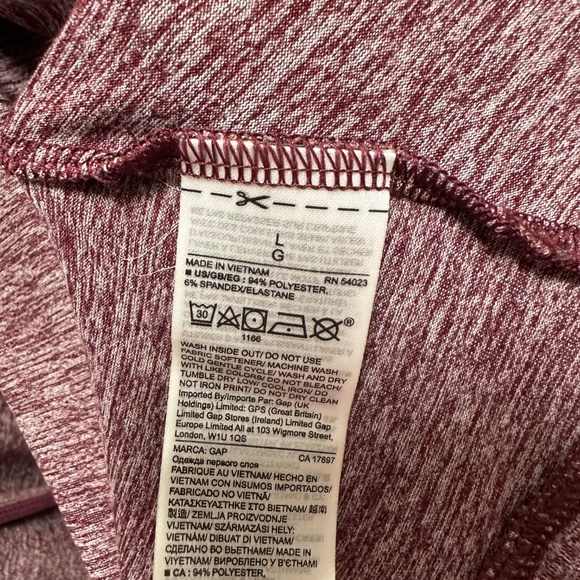 Gap Fit | Women’s  Brushed Tech Jersey Activewear Zip up Hoodie  Size Large - Picture 6 of 13